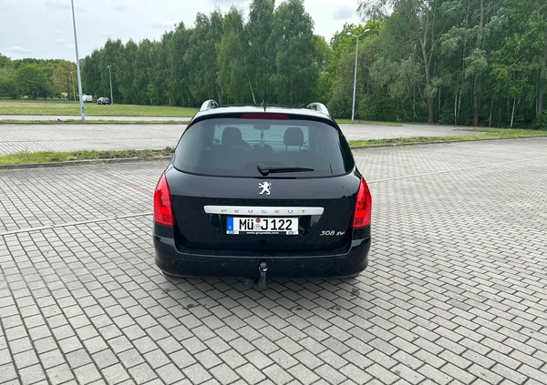 Peugeot 308 cena 18700 przebieg: 173000, rok produkcji 2009 z Warszawa małe 326